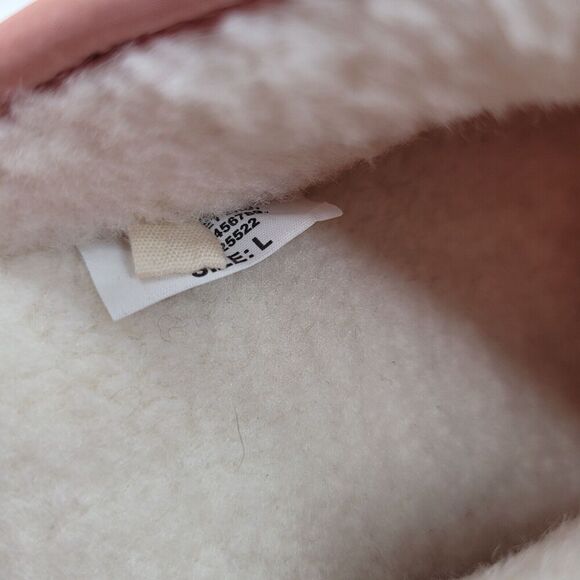 Anthropologie Maeve quilted platform womens slippers pink sz Lg 8 8.5 9 slip on - Picture 8 of 8